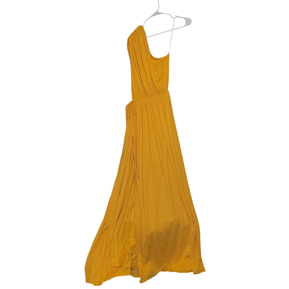 Halston Jackie  Jersey Gown Womens Size 6 Apricot Color - Picture 2 of 14